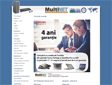 Tablet Screenshot of multinet.ro